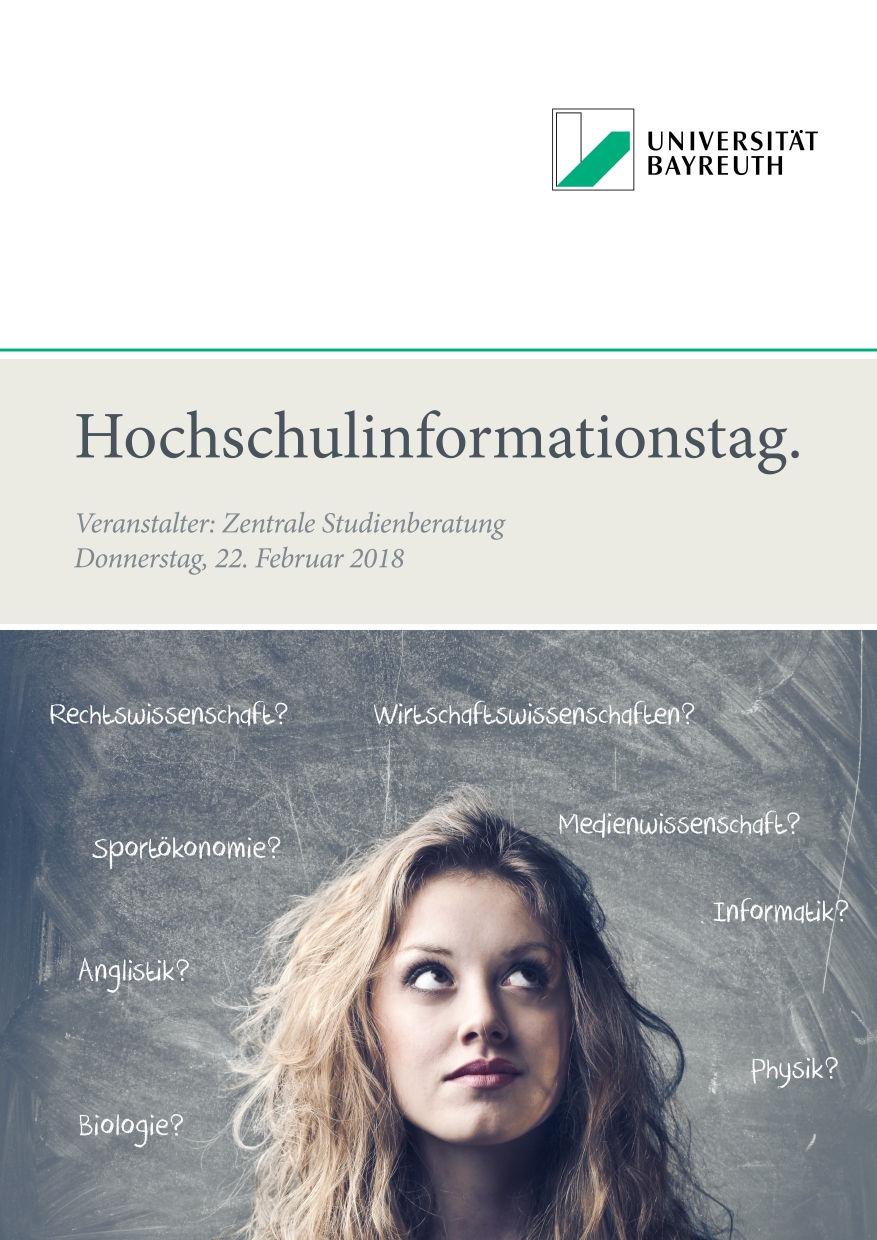 Hochschulinformationstag der Universität Bayreuth am 22.01.2018